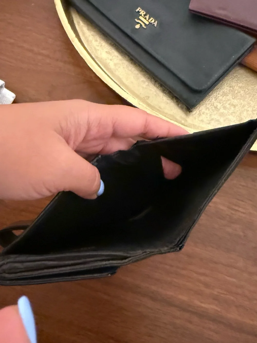 CHANEL Black Quilted CC Logo Leather Bifold Wallet